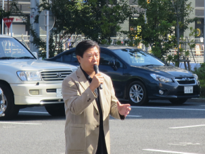 調布市長