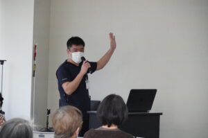 糖尿病教室での講演:熊谷医師